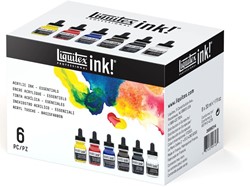 Liquitex acryl inkt set 6 x 30 ml. basiskleuren - per stuk