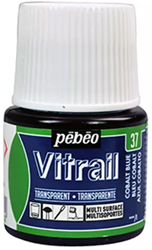 Pebeo vitrail glasverf kobaltblauw - flacon 45 ml.