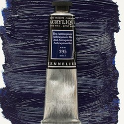 sennelier acryl anthraquinone blauw - tube 60 ml.