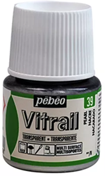 Pebeo vitrail glasverf parelmoer - flacon 45 ml.