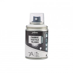 Pebeo textielverf spray - wit - spuitbus 100 ml.