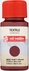 Art Creation textielverf roestbruin - flacon 50 ml.