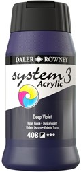 System 3 acryl violet donker  - flacon 500 ml