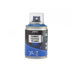 Pebeo textielverf spray - blauw - spuitbus 100 ml.