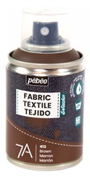 Pebeo textielverf spray - bruin - spuitbus 100 ml.
