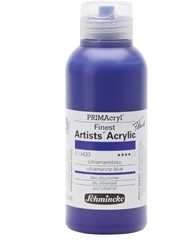 Schmincke primacryl fluid ultramarijn blauw - flacon 250 ml.