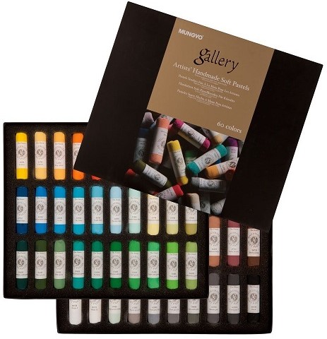 Gallery handgemaakte pastels - doos 60 stuks LANDSCHAP
