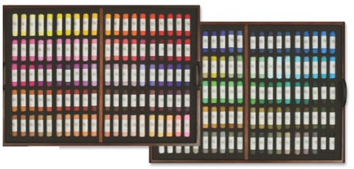 Gallery handgemaakte pastels - houten kist 200 stuks ASSORTIE-2