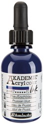 Schmincke Akademie acryl inkt ceruleumblauw - flacon 50 ml.