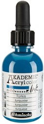 Schmincke Akademie acryl inkt phtalogroen - flacon 50 ml.