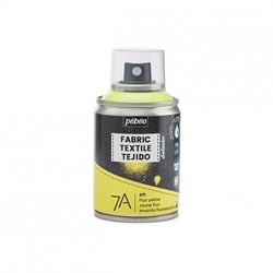 Pebeo textielverf spray - fluor geel - spuitbus 100 ml.