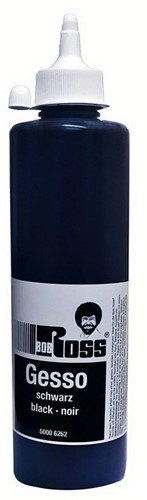 Bob Ross gesso primer sneldrogend zwart