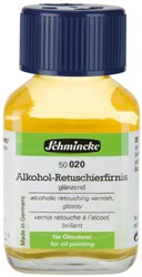 Schmincke alkohol retoucheervernis - flacon 60 ml.