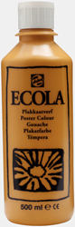 Talens ecola schoolplakkaatverf gele oker - flacon 500 ml