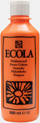 Talens ecola schoolplakkaatverf oranje - flacon 500 ml