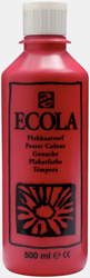 Talens ecola schoolplakkaatverf karmijnrood - flacon 500 ml