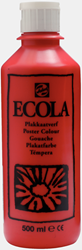 Talens ecola schoolplakkaatverf scharlakenrood - flacon 500 ml