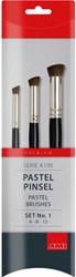 MB pastelpenseel afgeschuind - set 3 stuks