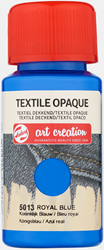 Art Creation textielverf blauw dekkend - flacon 50 ml.