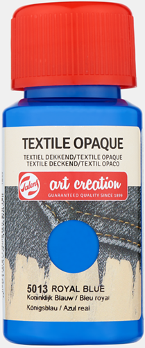 Art Creation textielverf blauw dekkend - flacon 50 ml.