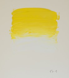 Sennelier rive gauche jaune citron - tube 40 ml.