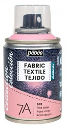 Pebeo textielverf spray - azuur roze - spuitbus 100 ml.