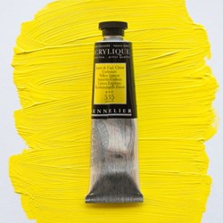 sennelier acryl cadmiumgeel citroen - tube 60 ml.