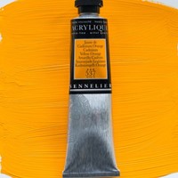 sennelier acryl cadmiumgeel oranje - tube 60 ml.