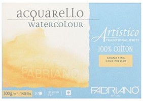 Artistico aquarelbloks traditional white