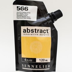 Sennelier abstract acryl napolitaans geel donker - 120 ml.