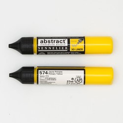 Sennelier abstract 3D liner primair geel