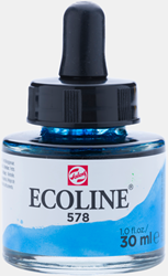 Ecoline - hemelsblauw (cyaan) - flacon 30 ml