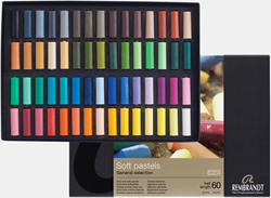 Rembrandt set met 60 HALVE pastels