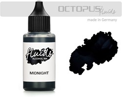 Octopus alcohol inkt midnight - flacon 30 ml.