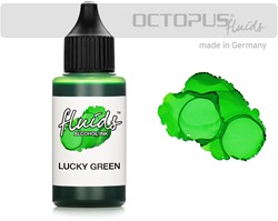 Octopus alcohol inkt lucky green - flacon 30 ml.