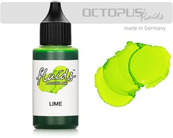 Octopus alcohol inkt lime - flacon 30 ml.