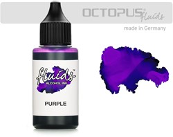 Octopus alcohol inkt purple - flacon 30 ml.