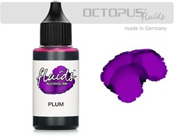 Octopus alcohol inkt plum - flacon 30 ml.