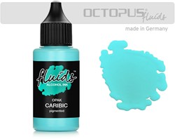 Octopus alcohol inkt caribic - flacon 30 ml.