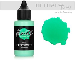 Octopus alcohol inkt peppermint - flacon 30 ml.