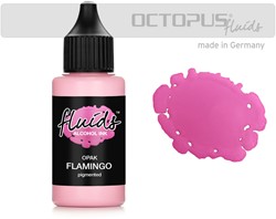 Octopus alcohol inkt flamingo - flacon 30 ml.