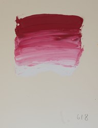 Sennelier rive gauche ton rouge cadmium foncé - tube 40 ml.