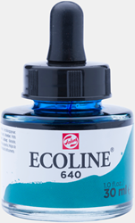 Ecoline - blauwgroen - flacon 30 ml