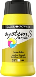 System 3 acryl citroengeel  - flacon 500 ml