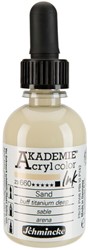 Schmincke Akademie acryl inkt gele oker - flacon 50 ml.