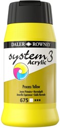 System 3 acryl primair geel  - flacon 500 ml