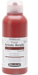 Schmincke primacryl fluid gebrande sienna - flacon 250 ml.