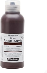 Schmincke primacryl fluid gebrande omber naturel - flacon 250 ml.