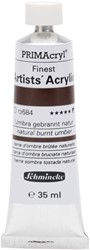 Schmincke primacryl gebrande omber - tube 35 ml.