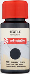 Art Creation textielverf zwart - flacon 50 ml.
